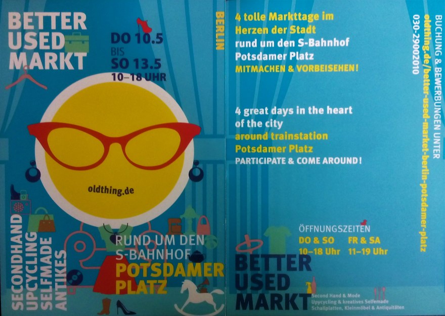 betterused flyer vor und rück